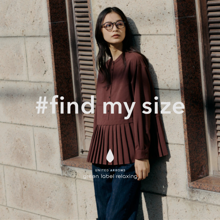 green label relaxing�i�O���[�����[�x�� �����N�V���O�j�̃V���b�v�j���[�X�u��#find my size���̃A�C�e�����܂Ƃ߂Ă��Љ�I�v
