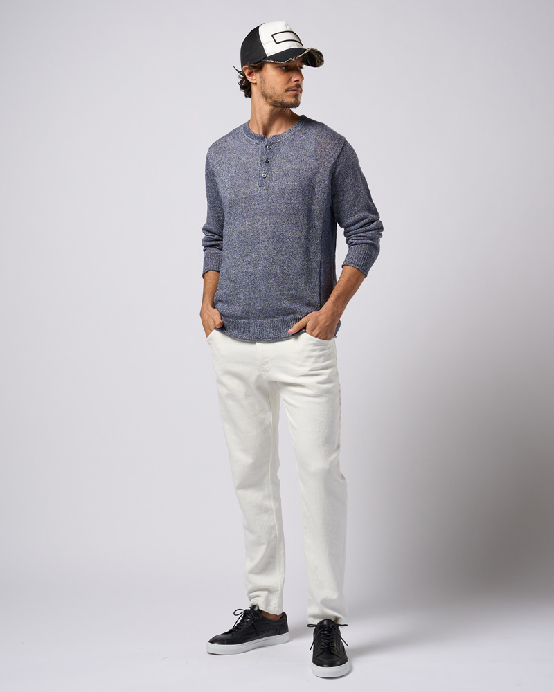 wjki_WFCPCj̃Vbvj[XuKȔ蒷IhCȑfފ̃OX[uwlinen henley knitxv