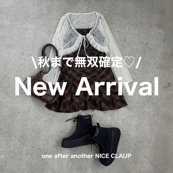 one after another NICE CLAUPiAt^[AiU[ iCXNbvj̃Vbvj[XuyNew ArrivalzH܂ŖołႤIV삪킢v