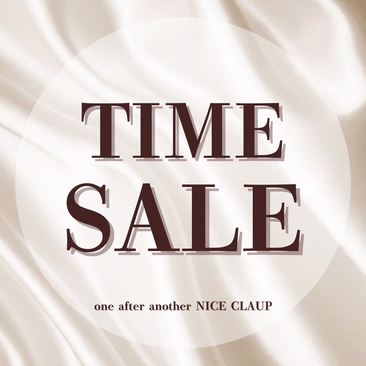 one after another NICE CLAUP�i�����A�t�^�[�A�i�U�[ �i�C�X�N���b�v�j�̃V���b�v�j���[�X�u�ySALE�z4���ŏ��̃^�C���Z�[���J�Ò��I�v