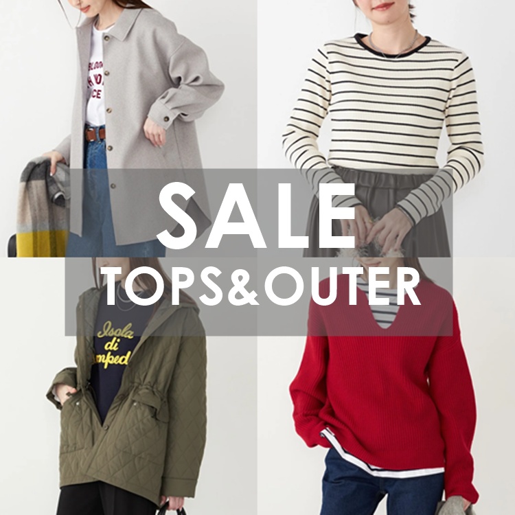 SHIPS for women�i�V�b�v�X �t�H�[ �E�B�����j�̃V���b�v�j���[�X�u�ySHIPS Colors�zSALE�Ŕ������������s�g�b�v�X���A�E�^�[�t���W�I�v