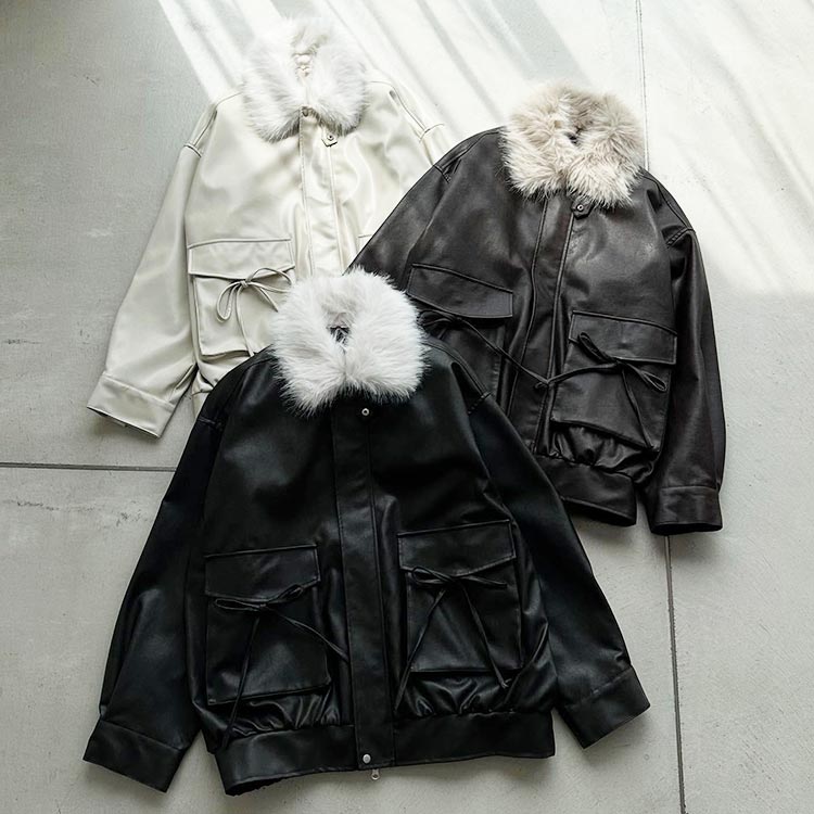 olivedesolive オリーブデオリーブ レザージャケット OLIVE des OLIVE