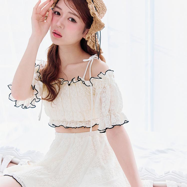 Belle Charme】Arm Warmers Knit Onepiece（ワンピース）｜OLIVE des