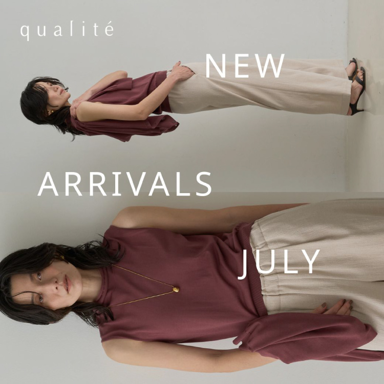 qualite�i�J���e�j�̃V���b�v�j���[�X�uNEW ARRIVALS�v