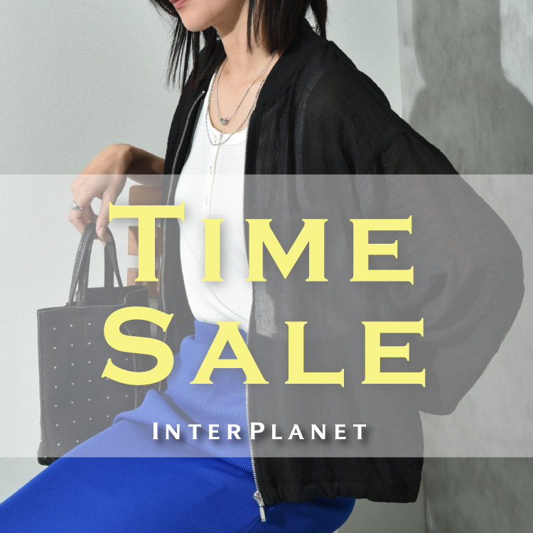 INTERPLANET/actuel�i�C���^�[�v���l�b�g/�A�N�`���G���j�̃V���b�v�j���[�X�u�yTIME SALE�J�Ò��z����~�����I���������v