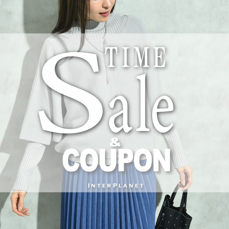 INTERPLANET/actuel�i�C���^�[�v���l�b�g/�A�N�`���G���j�̃V���b�v�j���[�X�u�yINTERPLANET�zTIME SALE�J�Ò��I�I����ɃN�[�|�����p�ł����ɃQ�b�g�v