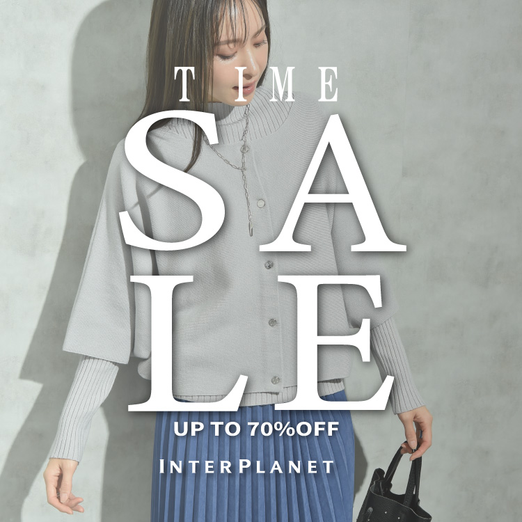 INTERPLANET/actuel�i�C���^�[�v���l�b�g/�A�N�`���G���j�̃V���b�v�j���[�X�u�yINTERPLANET�zTIME SALE�J�Ò��I�G�߂̕ς��ڂɊ��􂷂�A�C�e����L�x�Ƀ��C���i�b�v�I�v