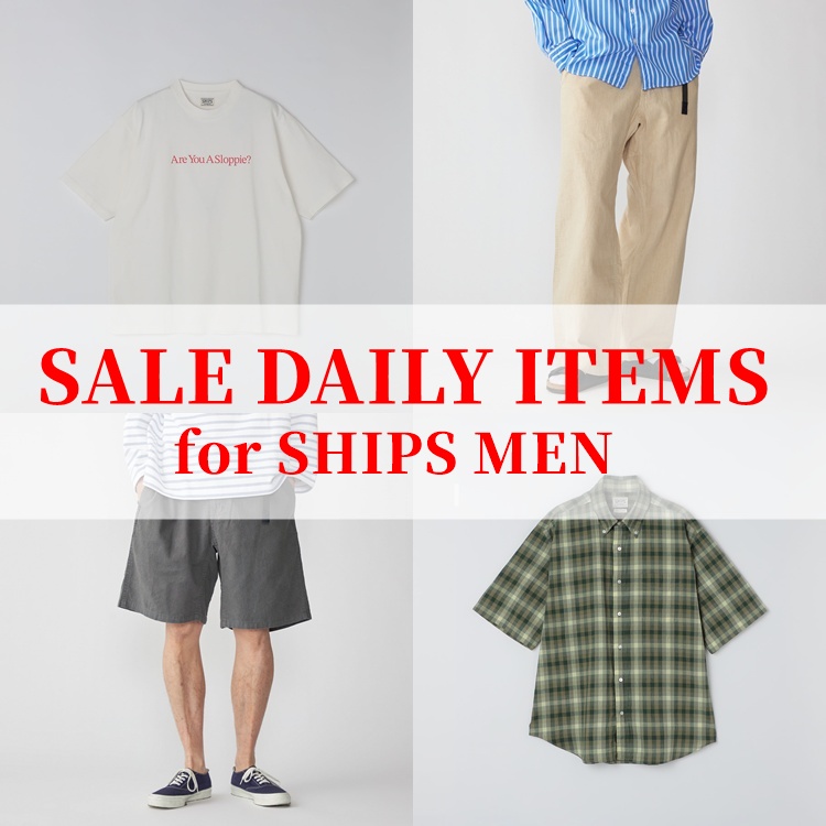 SHIPS�i�V�b�v�X�j�̃V���b�v�j���[�X�u�ySHIPS MEN�z�_SALE�X�^�[�g !�^���ĂɊ��􂷂�f�C���[�A�C�e���������ɃQ�b�g !�v
