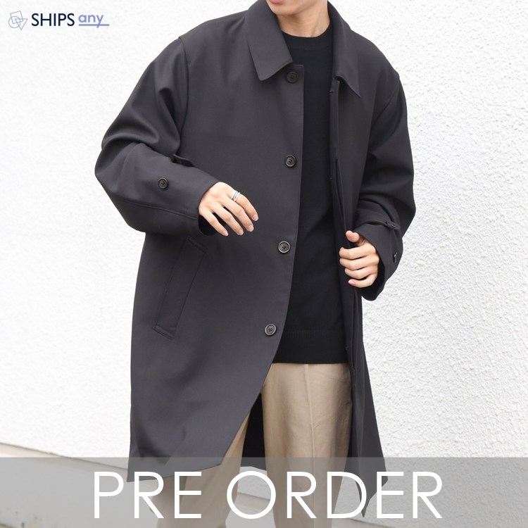 PURE WOOL MELTON シングル Pコート 26AW◇（ピーコート）｜SHIPS any