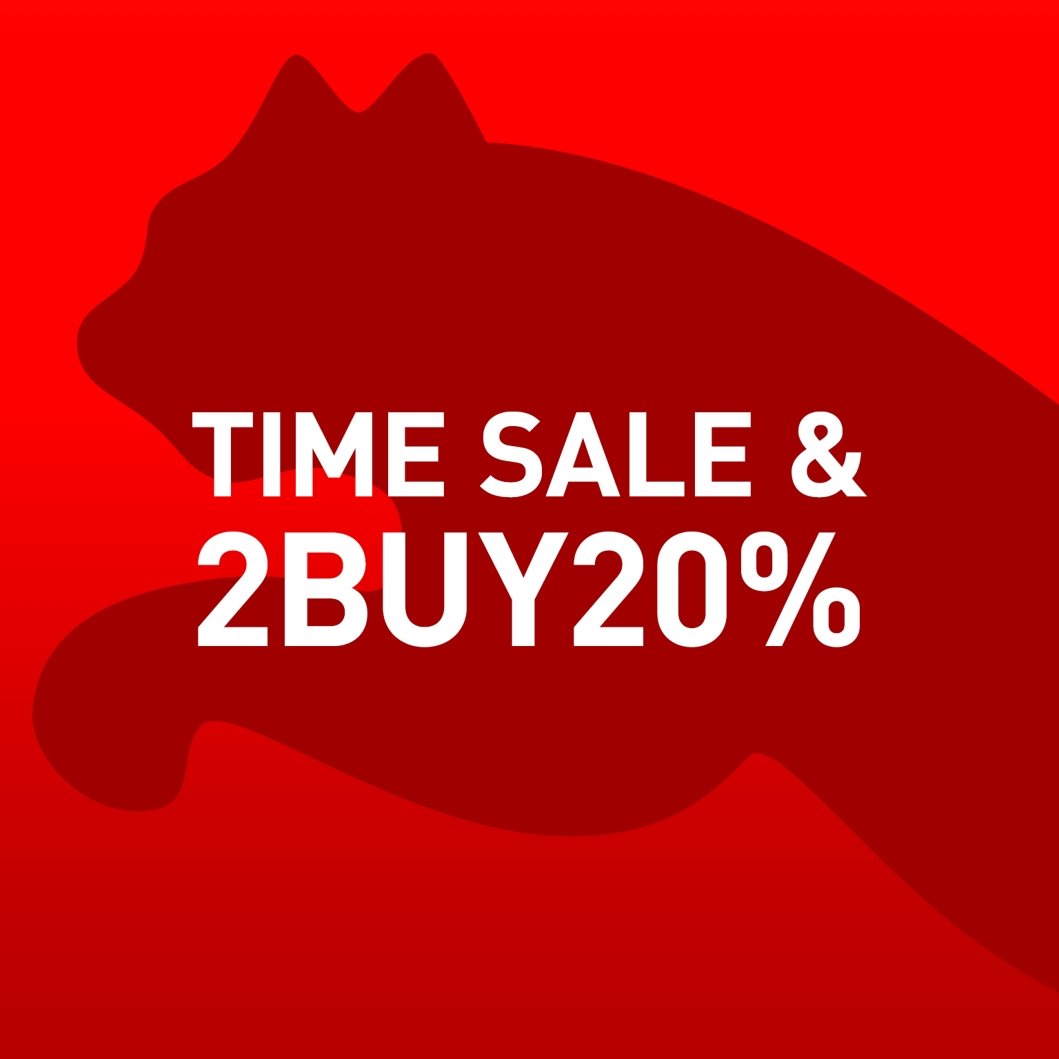 PUMA STORE ZOZOiv[}XgA]]j̃Vbvj[XuyPUMAzTIME SALE & 2BUY20%ҌI!v