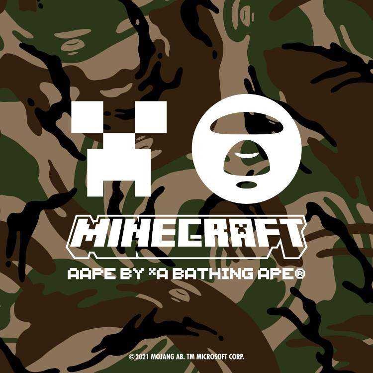 AAPE BY A BATHING APE（エーエイプバイアベイシングエイプ）のショップニュース「AAPE X MINECRAFT」