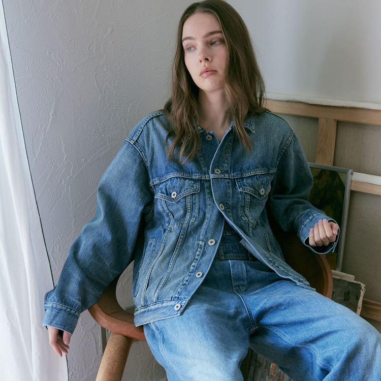 J2147 DENIM TRUCKER JACKET（デニム