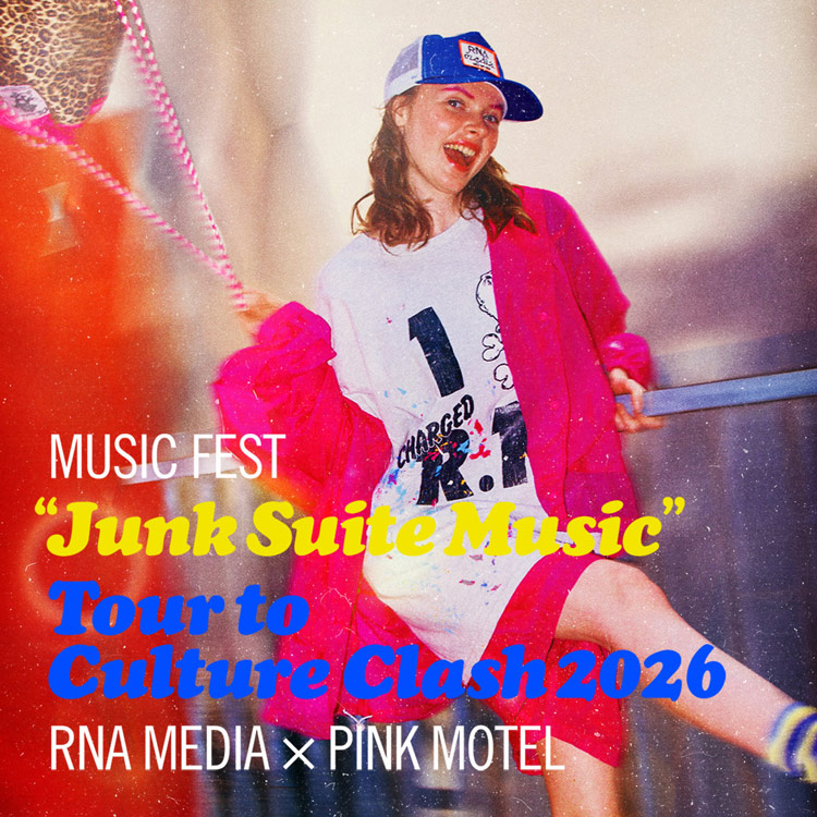 RNA MEDIA�i�A�[���G�k�G�[ ���f�B�A�j�̃V���b�v�j���[�X�uRNA MEDIA × PINK MOTEL "Junk Suite Music"�v