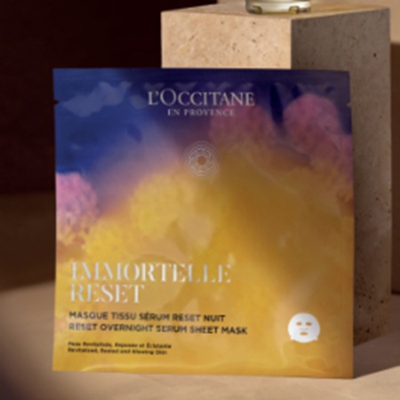 L'OCCITANE�i���N�V�^���j�̃V���b�v�j���[�X�u�y�V���i�z�����[������15���ŁA�P���┧�ցB�C���[�e���t�F�C�X�}�X�N�v