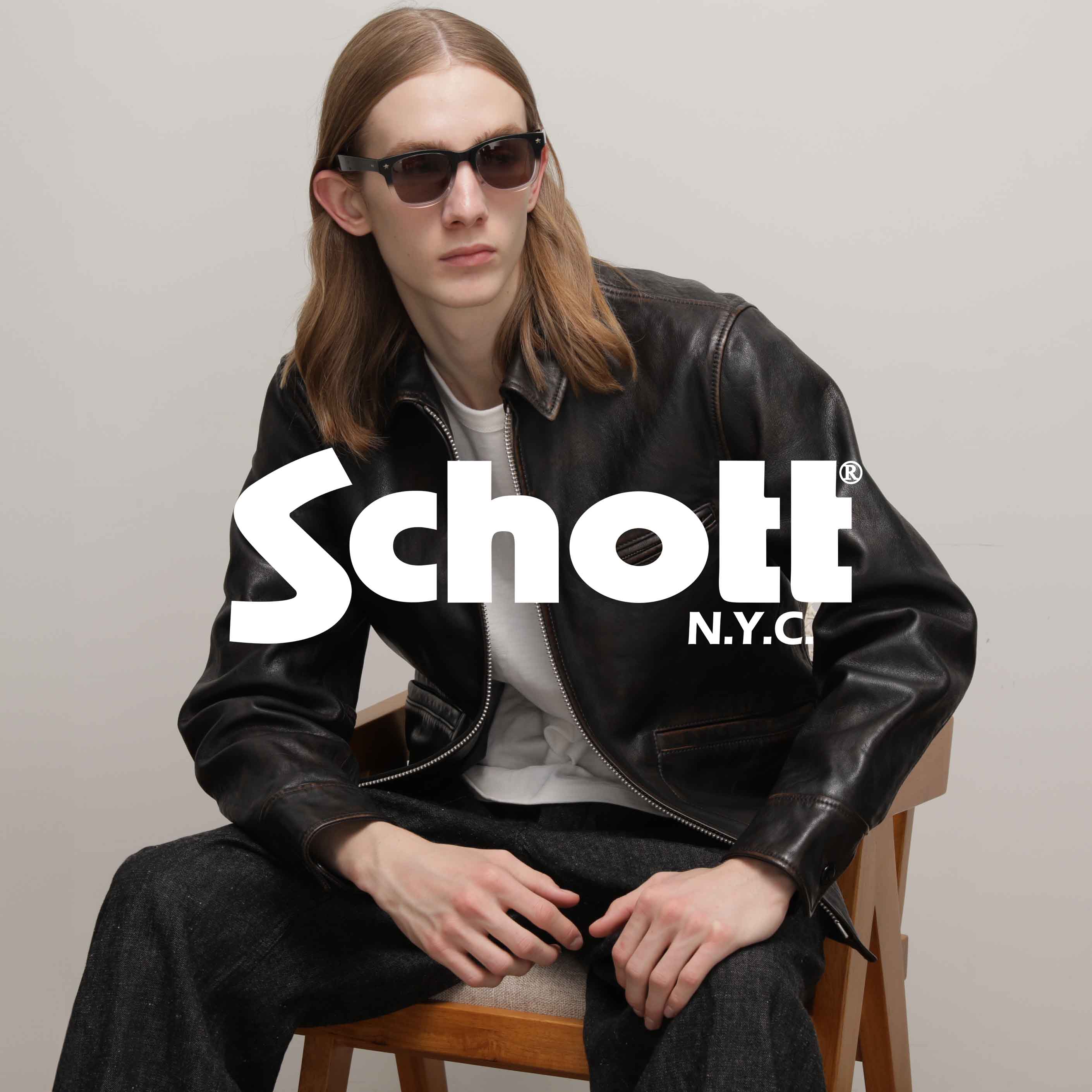 Schott/ショット】LEATHER SPORTS JACKET/レザースポーツ ジャケット