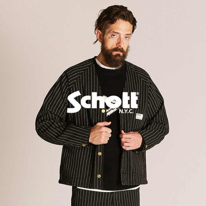 Schott/ショット/LEATHER HOODED JACKET/レザー フード