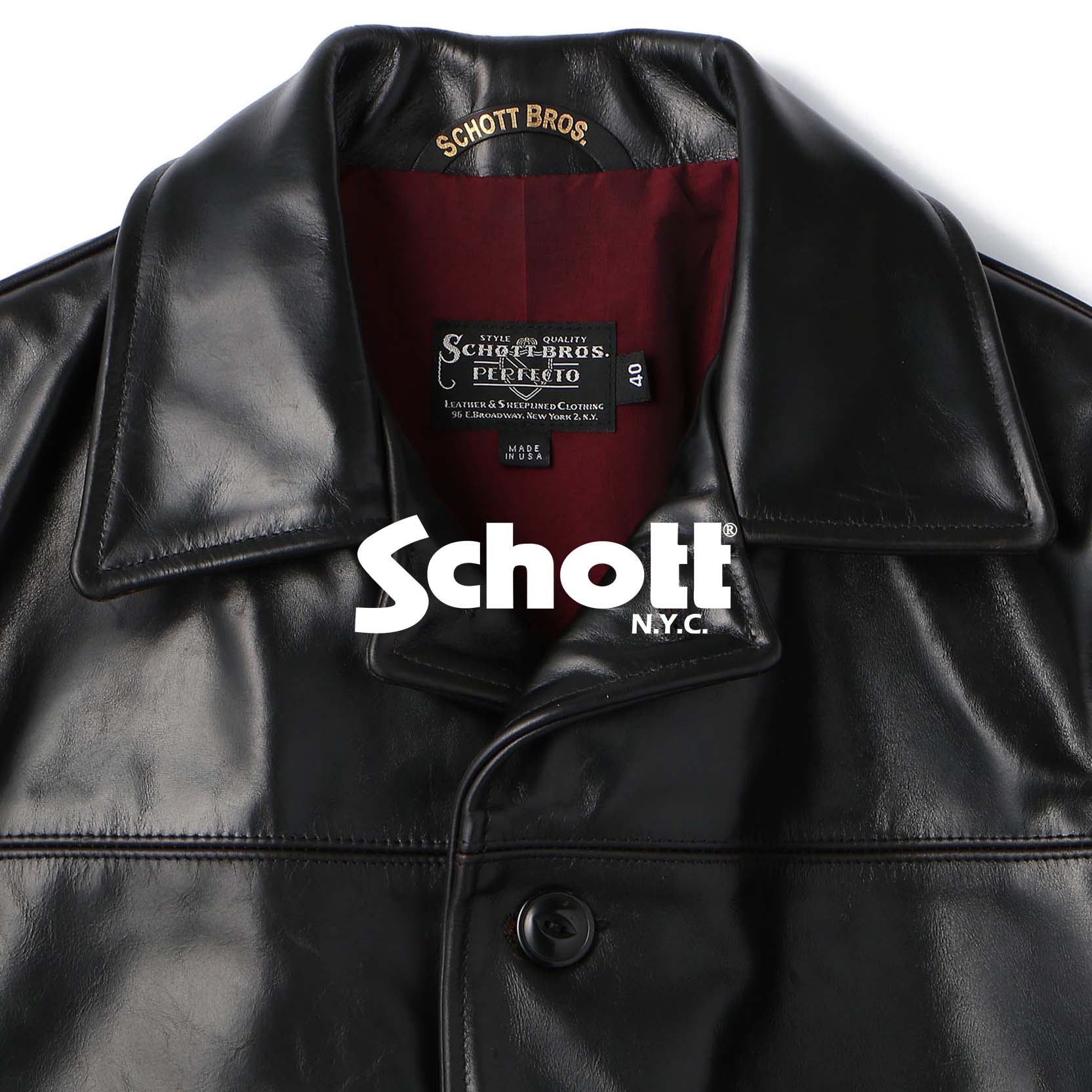SCHOTT�i�V���b�g�j�̃V���b�v�j���[�X�u�ySchott/�V���b�g�zSchott���ւ�MADE IN USA LEATHER COLLECTION�v