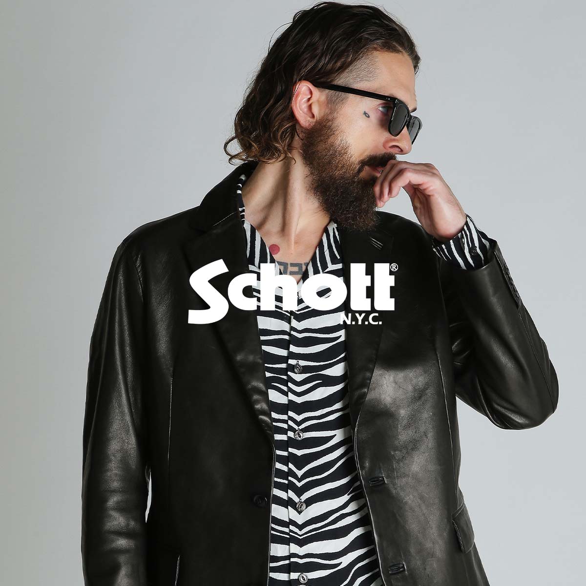 Schott/ショット/SHEEP LEATHER 1st TRACKER JACKET/シープレザー G