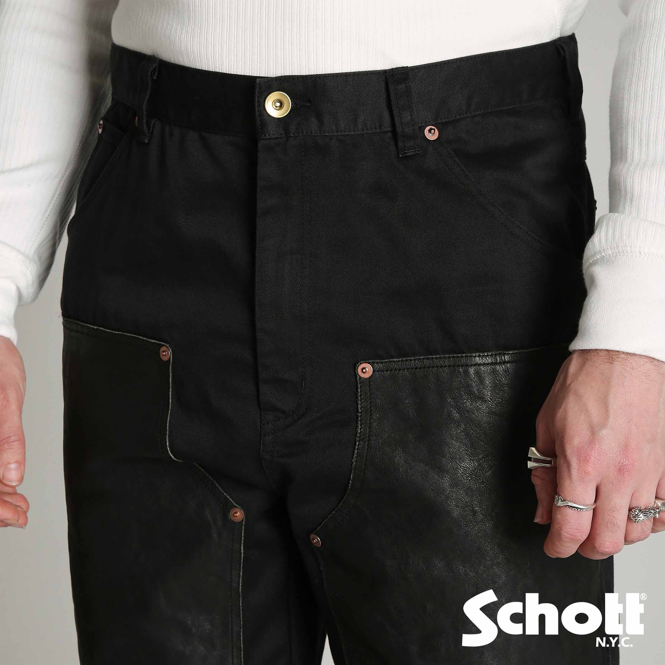 Schott/ショット/TC DOUBLE PLEATED SHORTS/ティーシー 2タック