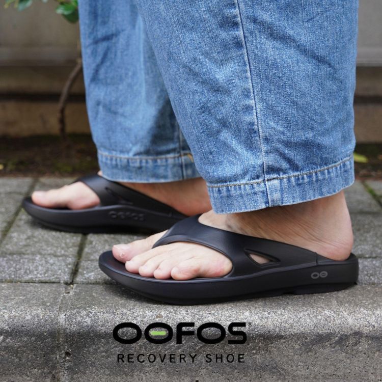 OOFOS/ウーフォス OOMEGA OOAHH 200073 リカバリーサンダル 厚底