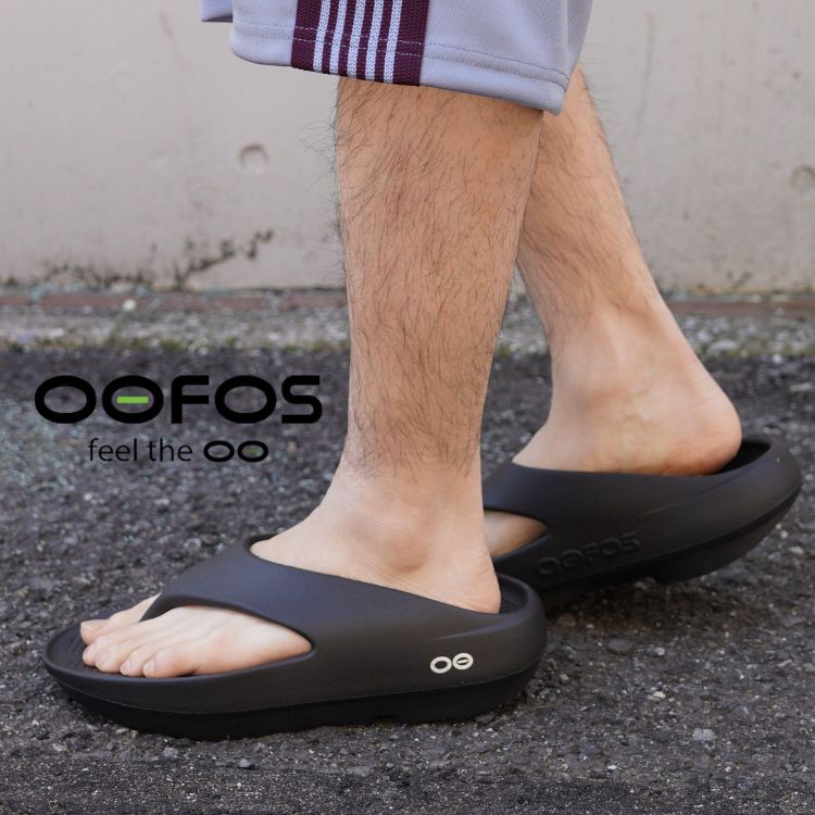 OOFOS/ウーフォス OOMEGA OOAHH 200073 リカバリーサンダル 厚底