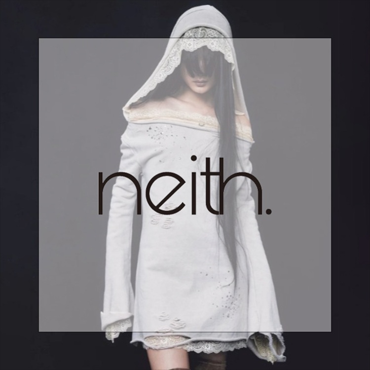 neith. Rose Crush Hoodie(White) ダメージパーカー neith./ネイス
