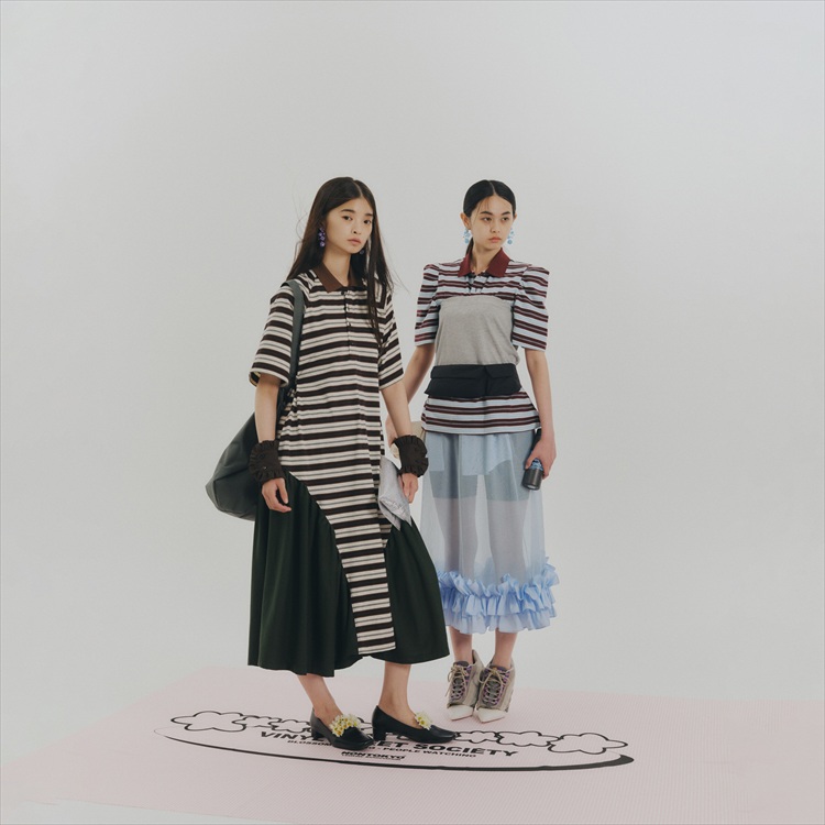 NON TOKYO/ノントーキョー/PRINT MESH PULLOVER & SCARFプリント