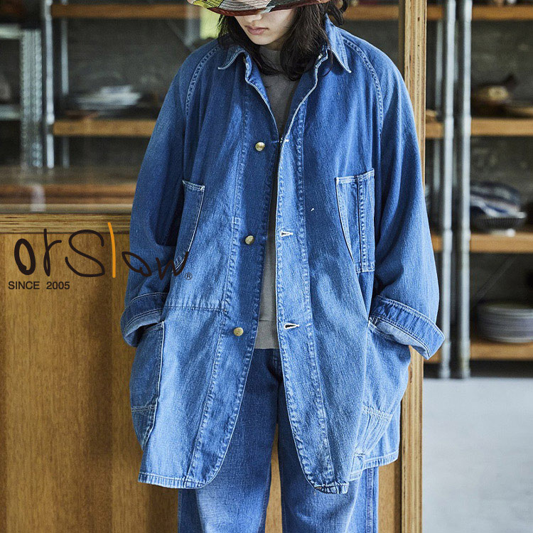 ok Slow デニムカバーオール サイズ3 or Slow デニムカバーオール サイズ3 予約商品(お届け予定 7月頃以降