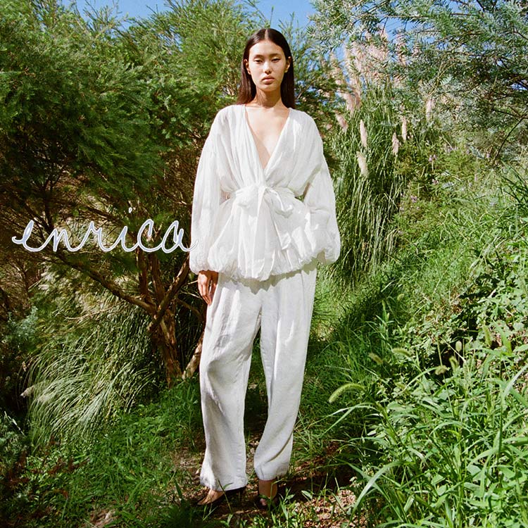 enrica | 2WAY レース ニットベスト WOMEN（ベスト）｜enrica
