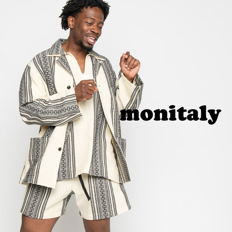 monitaly | イタリアンジェイルジャケット BLACK MEN monitaly | イタリアンジェイルジャケット BLACK MEN