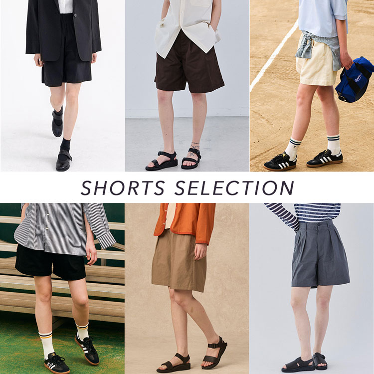 Bshop 麻フレアハーフパンツ Bshop 麻フレアハーフパンツ レディース