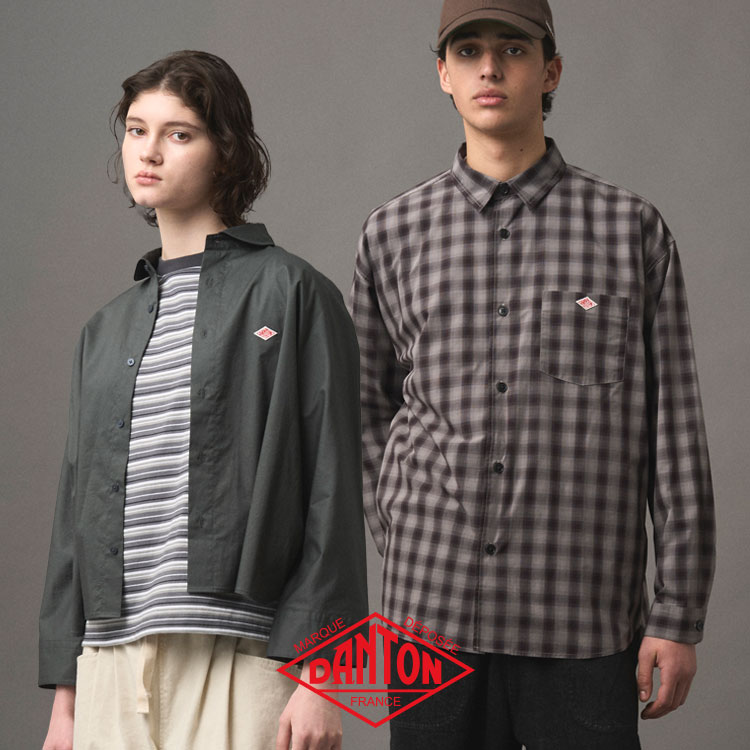 DANTON カバーオール DANTON｜シャツジャケット HORSE CLOTH SHIRT COVERALLS