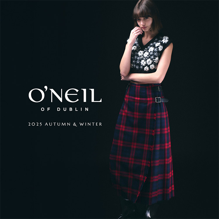 O'NEIL OF DUBLIN キルトスカート GB8 ミドル丈77cm O'NEIL OF DUBLIN | ウーステッドウール ミドルキルトスカート