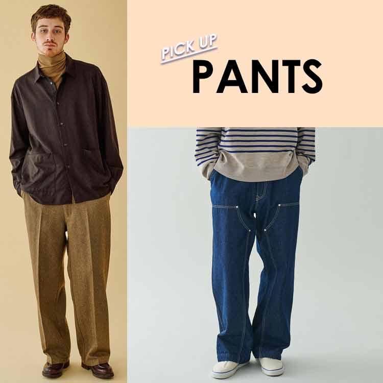 MORRIS & SONS | 1Pテーパードストレッチパンツ MEN（スラックス