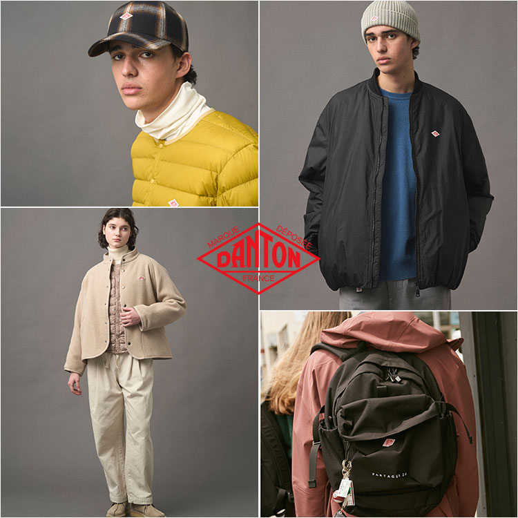 DANTON | ウールライトパイル スタンドカラージャケット MEN