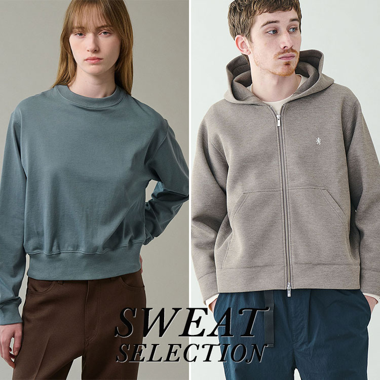 た*ま様 COMOLI グレー ラグランスリーブ スウェット SEDAN ALL-PURPOSE | スプリットラグランスリーブ スウェット