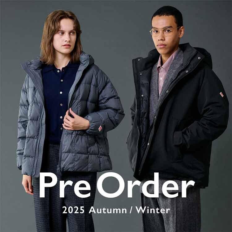 DANTON | ナイロンリップストップ ダウンフードジャケット WOMEN