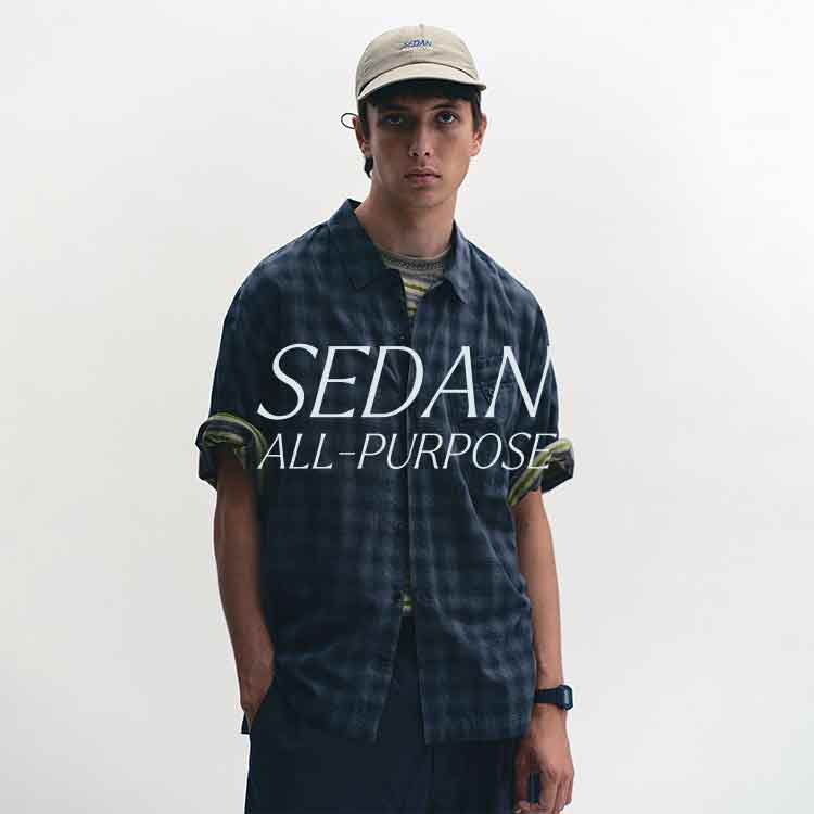 SEDAN ALL-PURPOSE | ジャガードストライプ 半袖Tシャツ MEN（Tシャツ