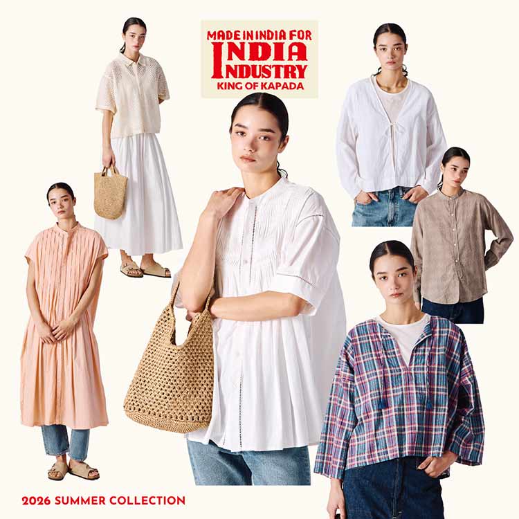 Bshop�i�r�V���b�v�j�̃V���b�v�j���[�X�uINDIA INDUSTRY - 26SS COLLECTION�v