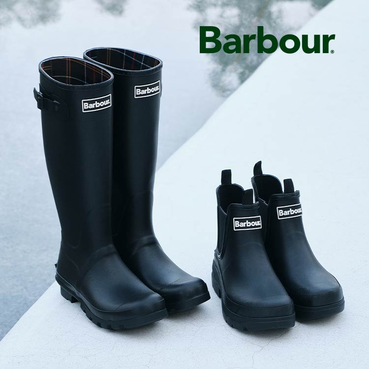 Bshop�i�r�V���b�v�j�̃V���b�v�j���[�X�u�yBarbour�zRAIN SHOES�v