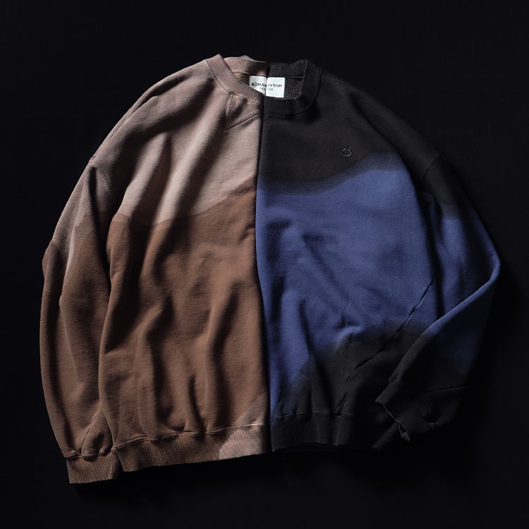 Bshop�i�r�V���b�v�j�̃V���b�v�j���[�X�uNOMARHYTHM TEXTILE | Hand Dye Twist Sweat�v