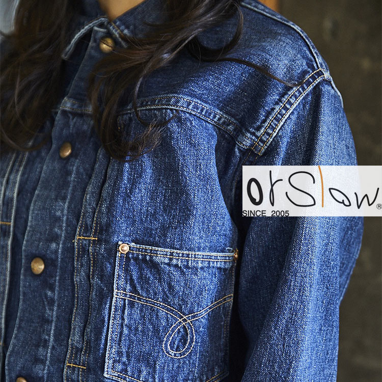 orSlow | LOOSE FIT DENIM COVERALL WOMEN（デニムジャケット