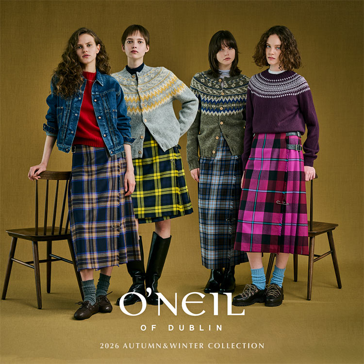 Bshop�i�r�V���b�v�j�̃V���b�v�j���[�X�uO'NEIL OF DUBLIN - 26AW COLLECTION�v