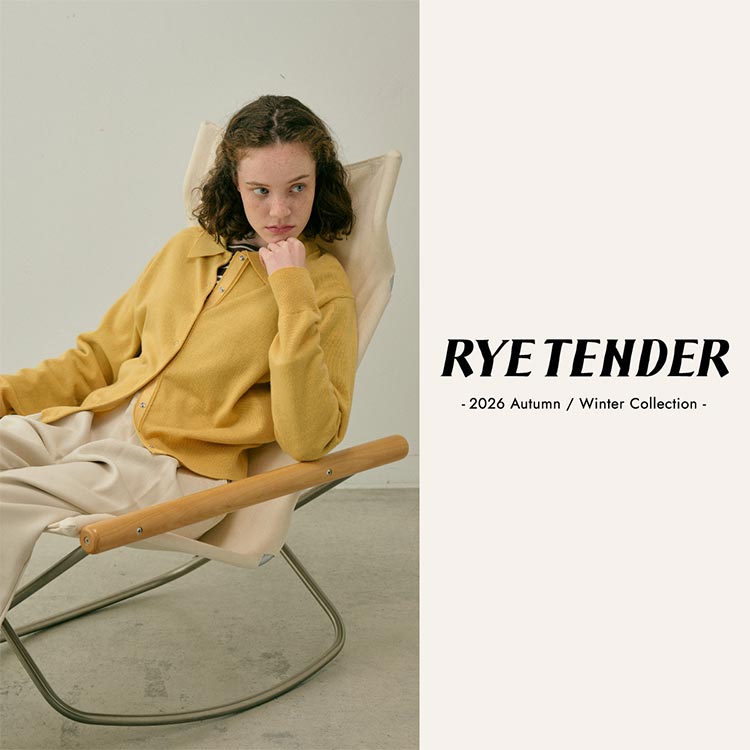 Bshop�i�r�V���b�v�j�̃V���b�v�j���[�X�uRYE TENDER 26AW COLLECTION�v