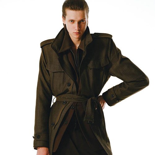 DOUBLE BREASTED BELTED COAT（トレンチコート）｜ato（アトウ）の  