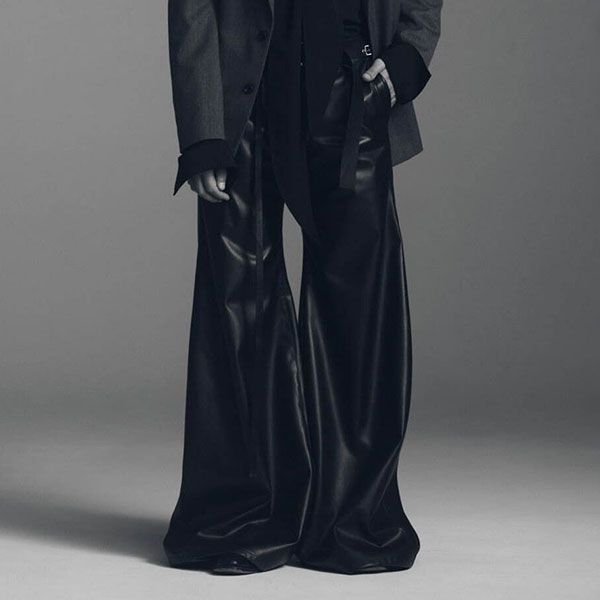 SLUB TWEED FLAIR PANTS（スラックス）｜ato（アトウ）のファッション