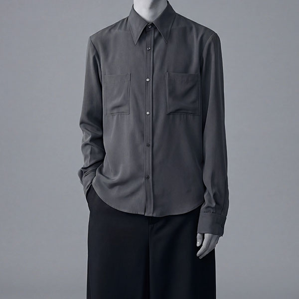 ato�i�A�g�E�j�̃V���b�v�j���[�X�uCrepe de Chine�̐V�^-SLIM SHIRT�v