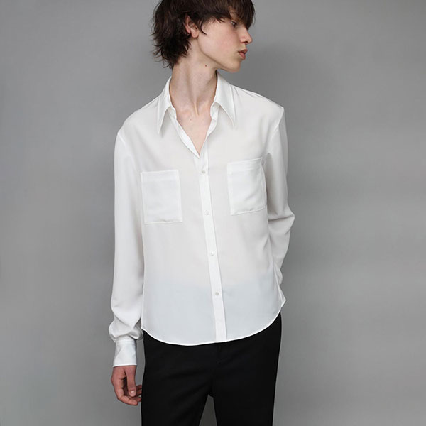 ato�i�A�g�E�j�̃V���b�v�j���[�X�uCrepe de Chine�̐V�^-SLIM SHIRT�v