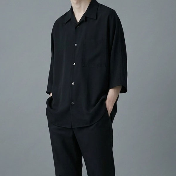 ato�i�A�g�E�j�̃V���b�v�j���[�X�u�V�^ DOLMAN+SET-IN OPEN COLLAR SHIRT�v