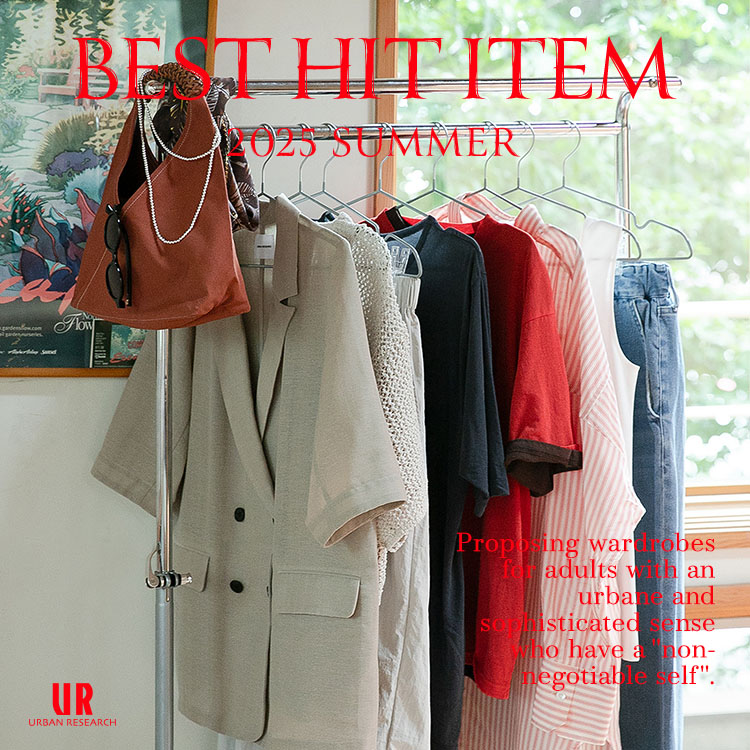 URBAN RESEARCHiA[oT[`j̃Vbvj[XuBEST HIT ITEMS 2025 SUMMERv